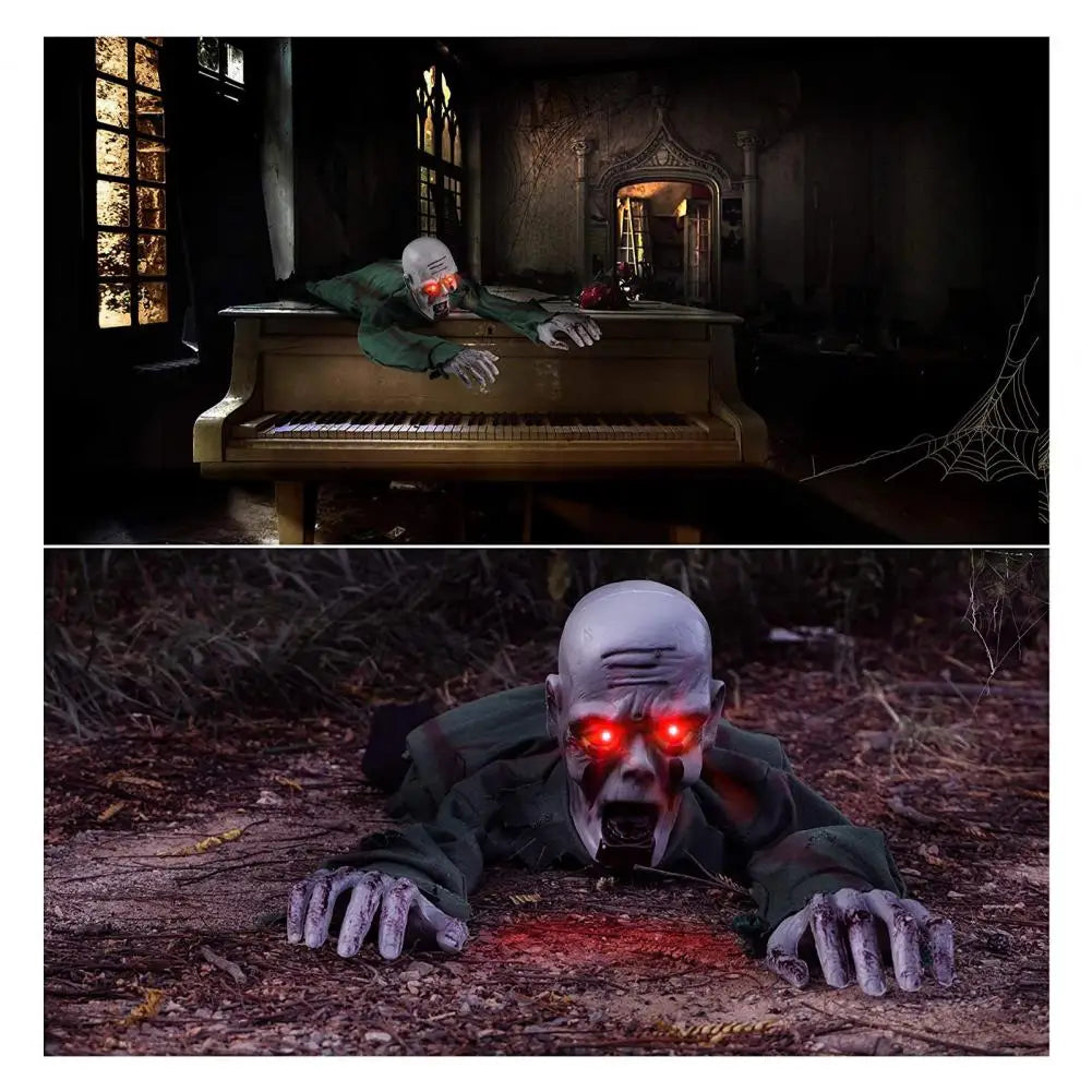 HauntWatch Crawling Zombie Animatronic