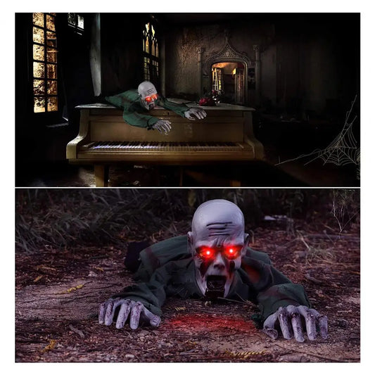 HauntWatch Crawling Zombie Animatronic
