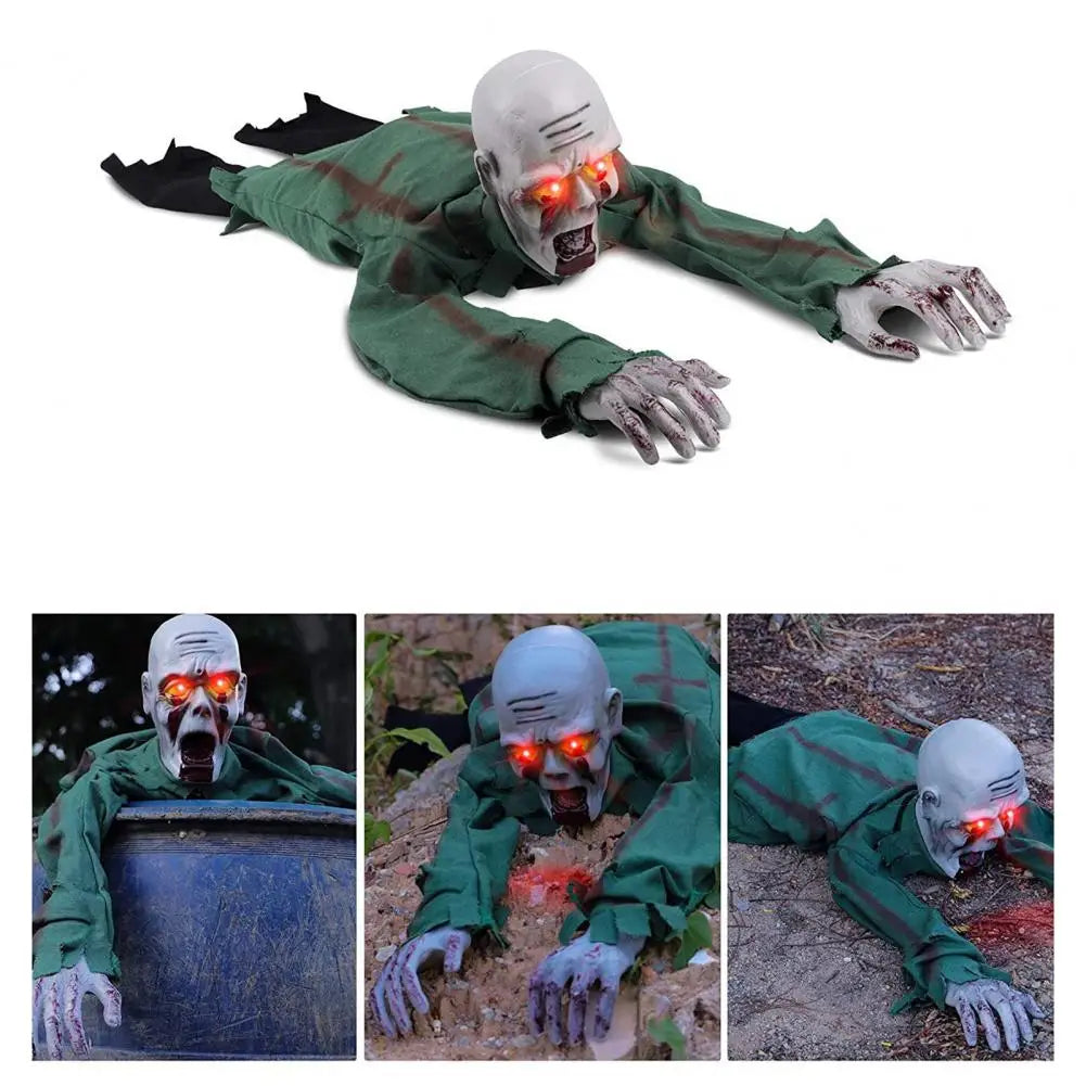 HauntWatch Crawling Zombie Animatronic